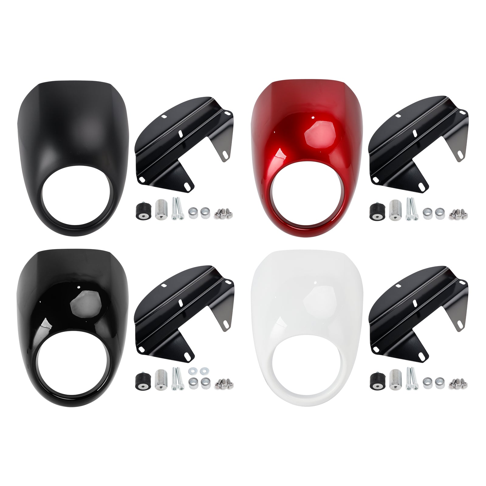 1973-up Sportster Dyna XL 883 1200 FX Headlight Fairing Light Cover