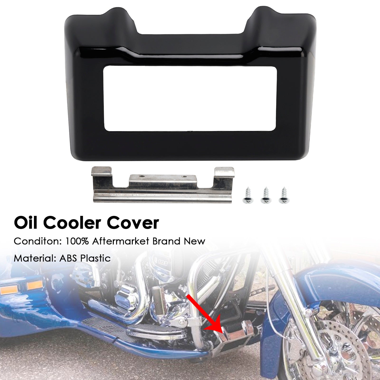 2011-2016 Touring Road King Street Glide Oil Cooler Cover