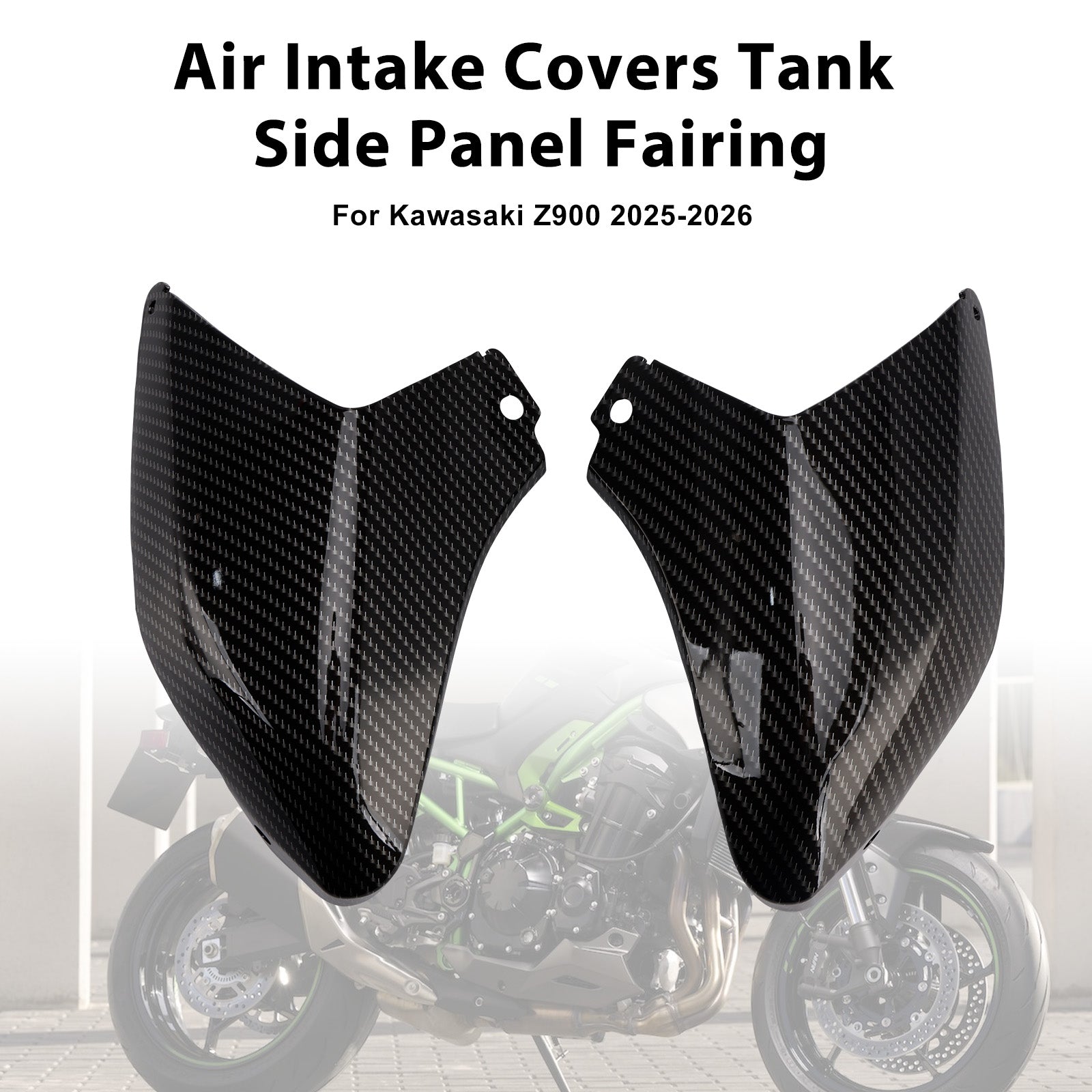 2025-2026 Kawasaki Z900 Air Intake Covers Tank Side Panel Fairing