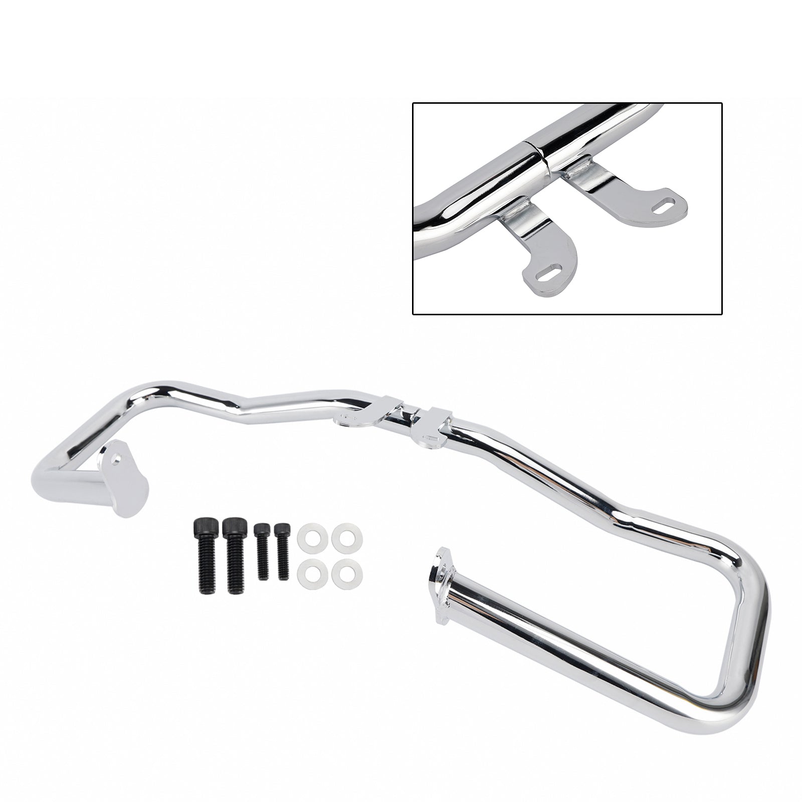 2014-2024 Street Glide Motor Guard Crash Bar Frame Protector Stoßfänger Chrom