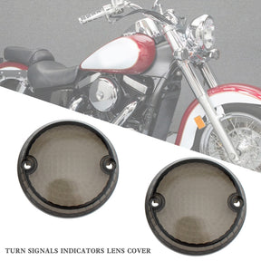 Turn Signals Indicators Lens Cover For Yamaha Kawasaki Vulcan 1500 VN