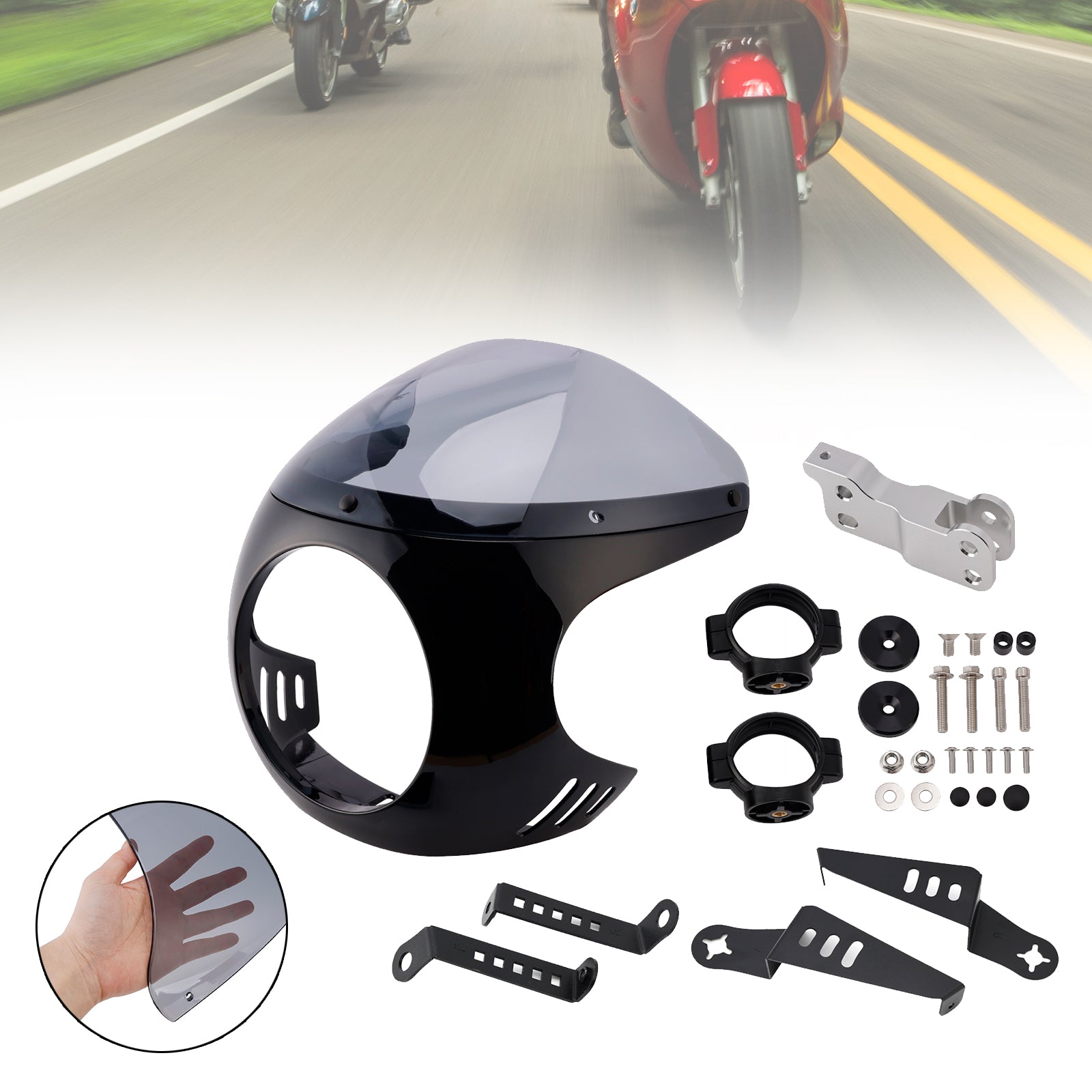 2014-2024 BMW R NINE T Čelní sklo čelního skla