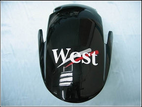 Amotopart 2007–2008 Honda CBR600RR Verkleidungsset in Weiß und Schwarz