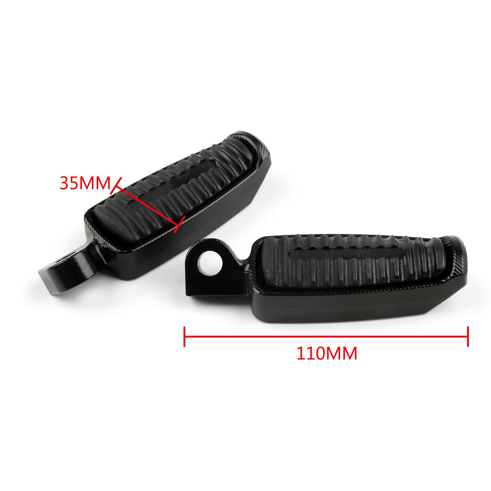 Black 45 Degree Foot Pegs For Harley Sportster XL 883 XL 1200 V-Rod Low Hugger