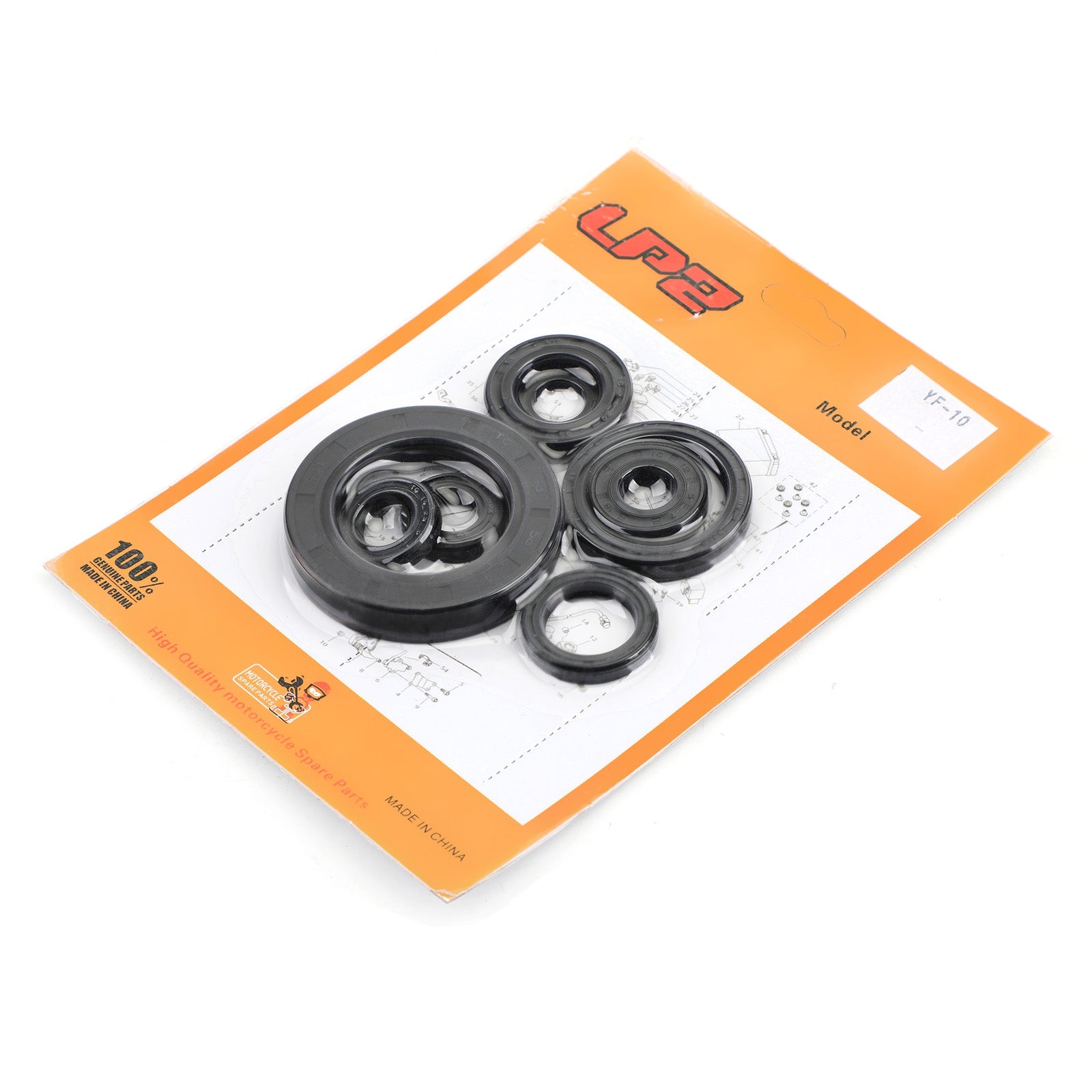 8pcs 1989-2001 Honda CR250R 1988/1989-1991 CR500R Engine Oil Seal Kit Set