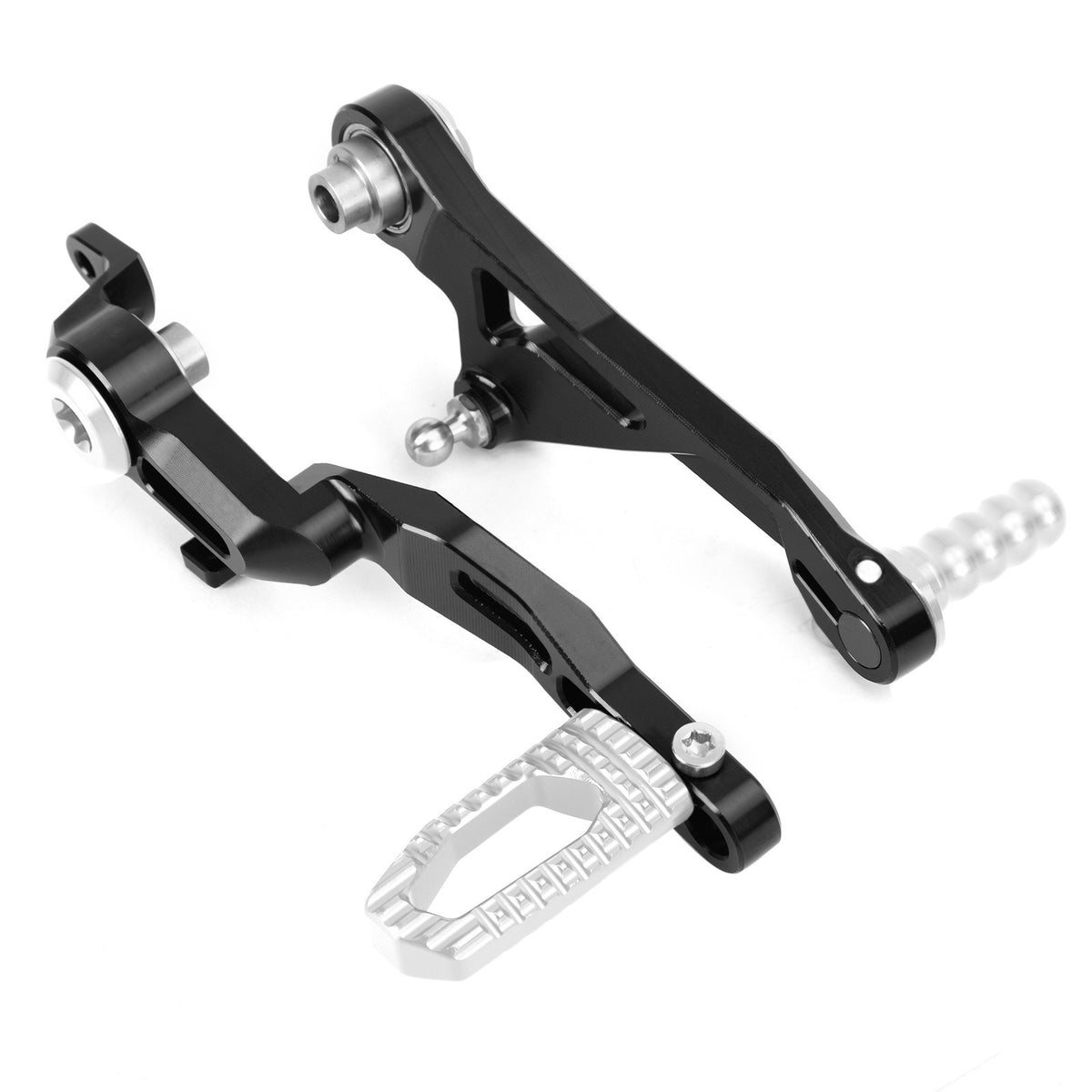 2019+ BMW R1250 GS GSA Levier de changement de vitesse réglable et pédale de frein Argent