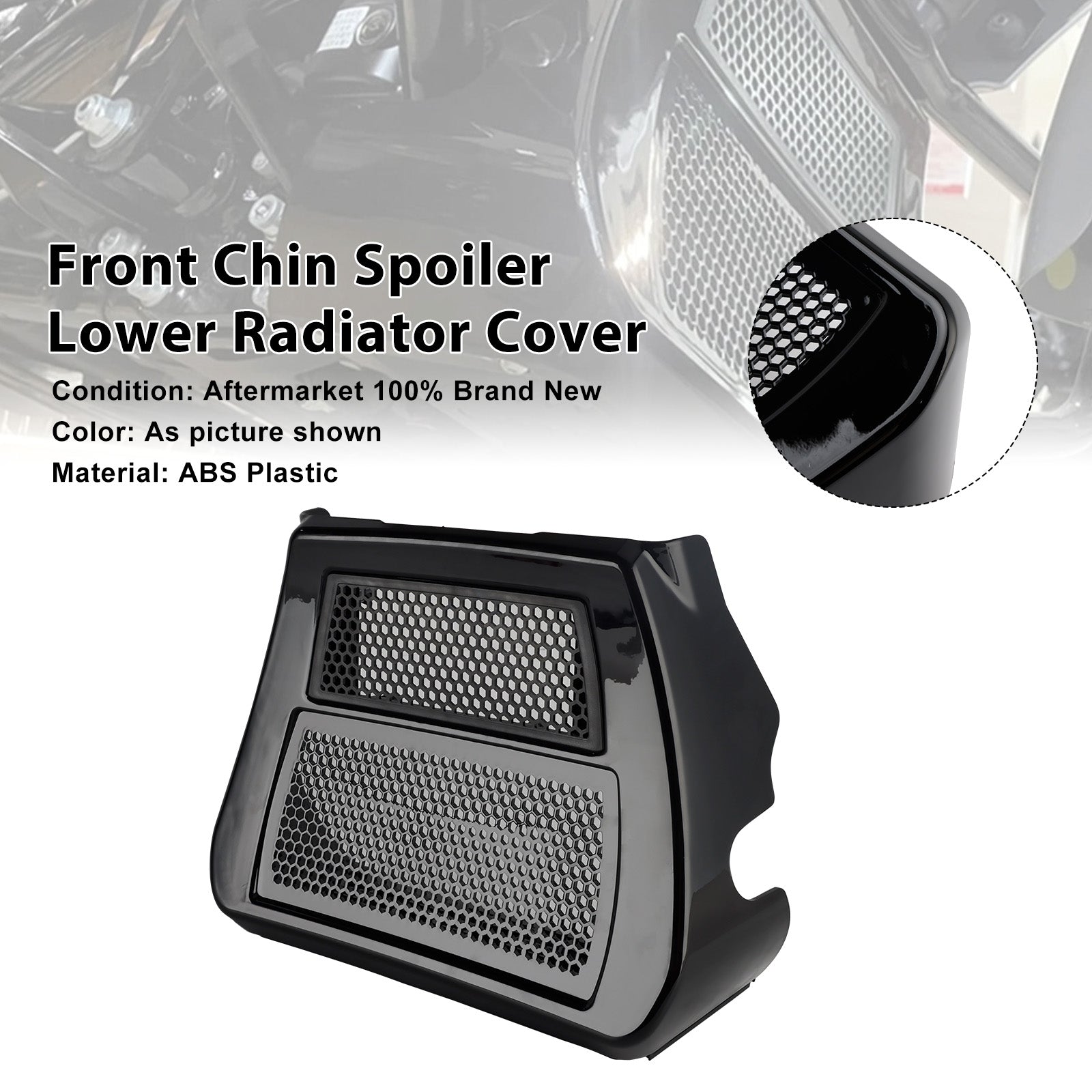 CVO Street Glide FLHXSE 23-25 Lower Chin Spoilers Radiator Guard Cover