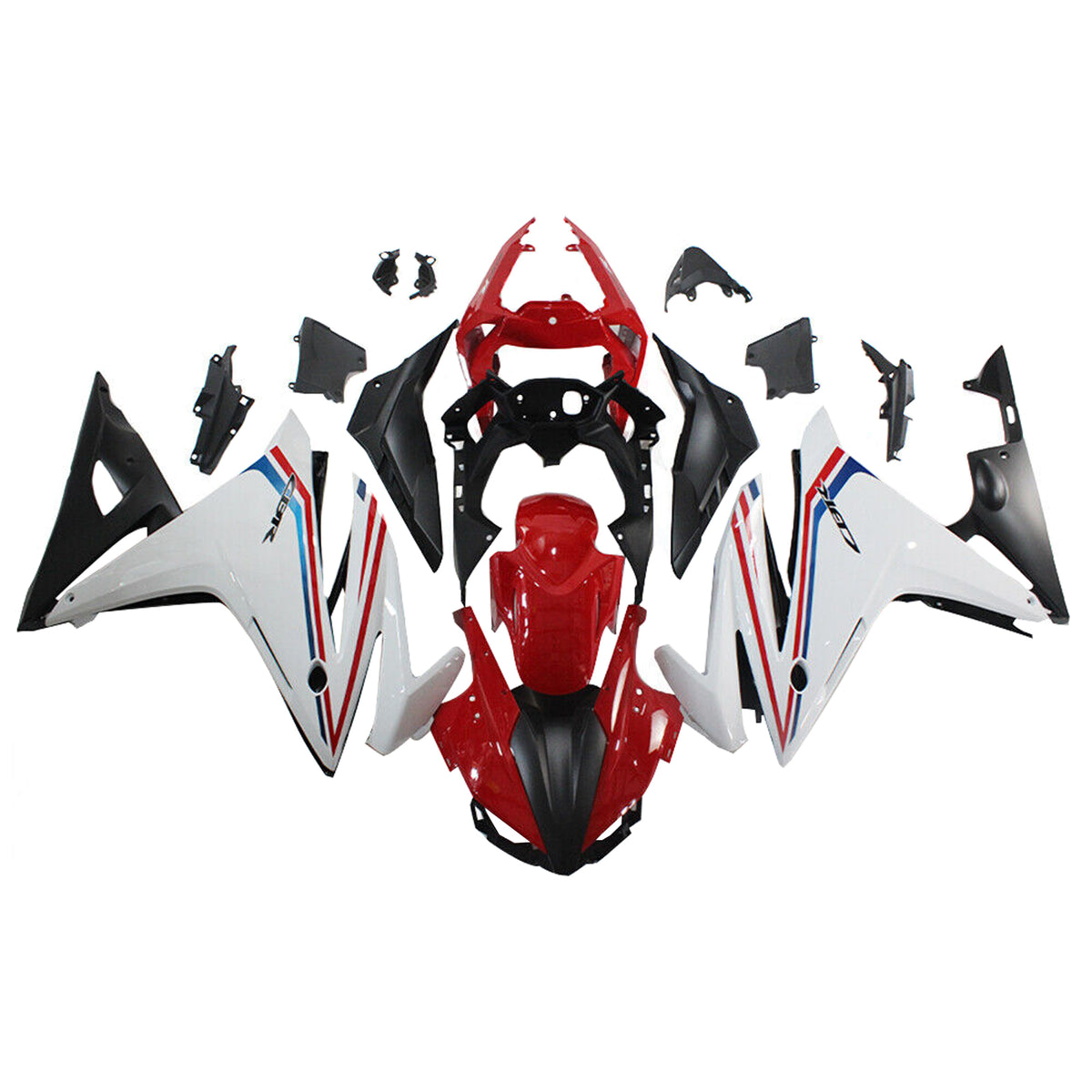 Amotopart 2016-2018 Honda CBR500R  Black Red White Fairing Kit