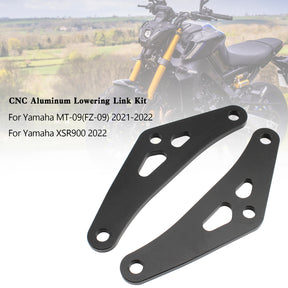 CNC Aluminum Lowering Link Kit For Yamaha MT-09 FZ-09 XSR900 2021-2022
