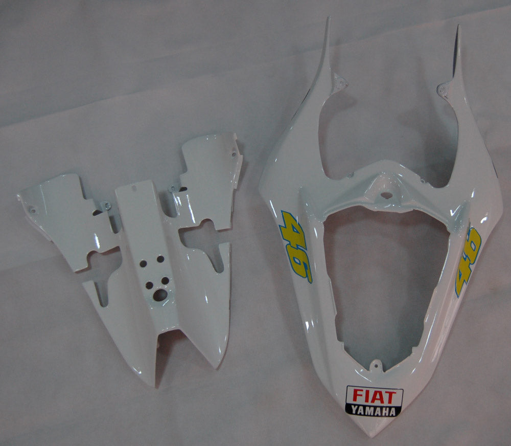 Amotopart 2007-2008 Yamaha YZF 1000 R1 Black&White Style2 Fairing Kit