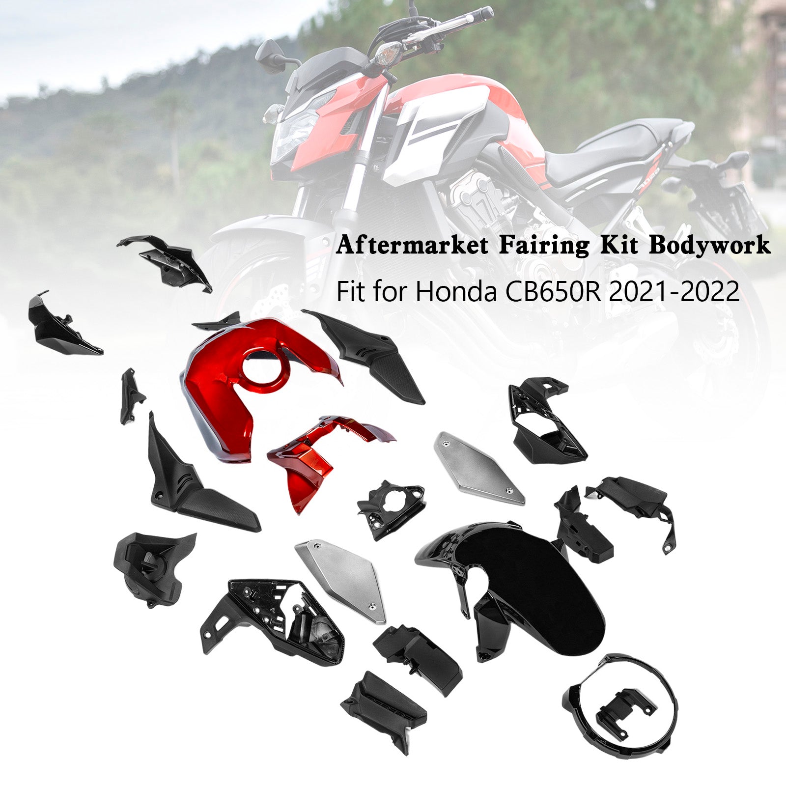 Amotopart (21-23) Honda CB650R Fairing Kit Colletion2