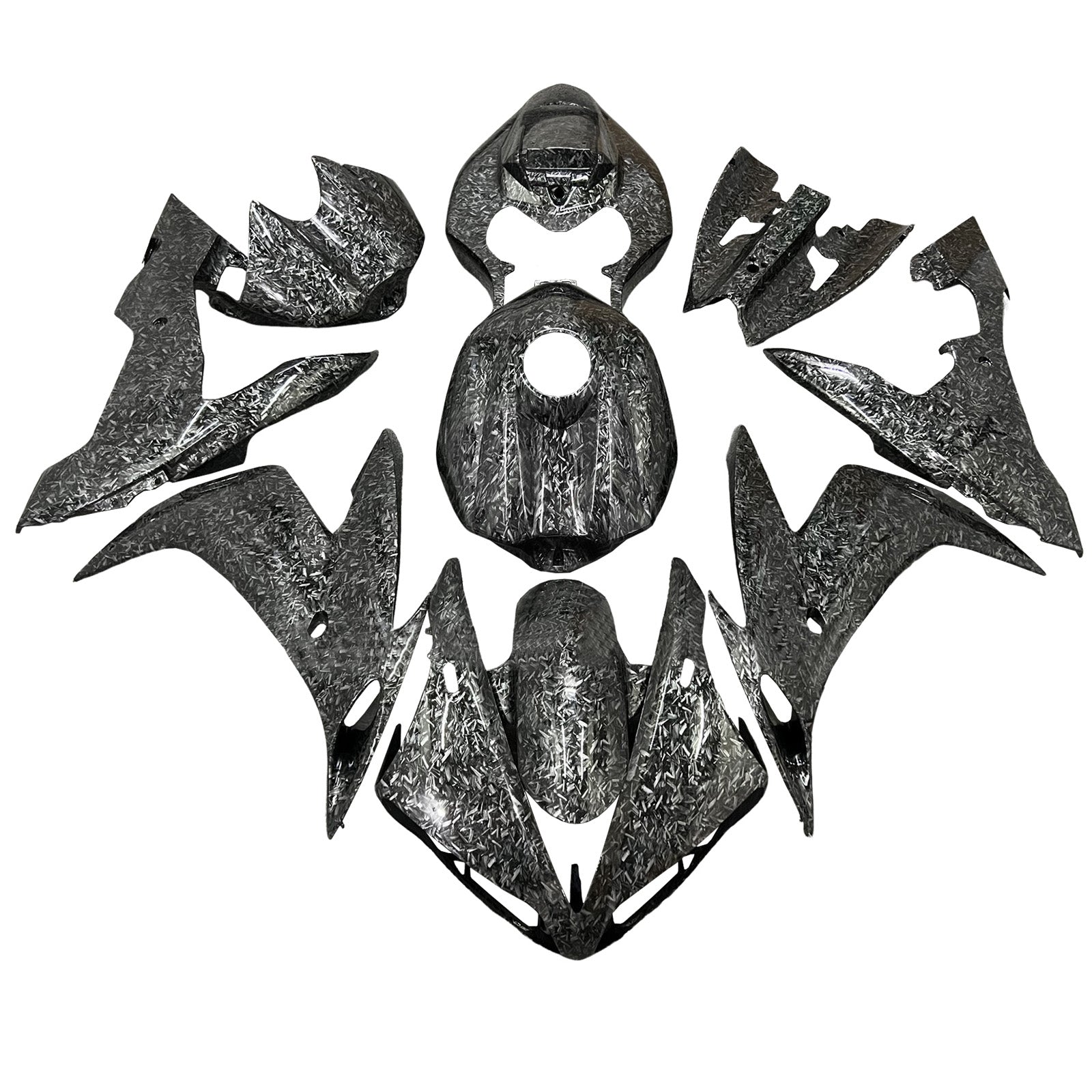 Amotopart 2004-2006 Yamaha YZF-R1 Forged Carbon Fiber Fairing Kit