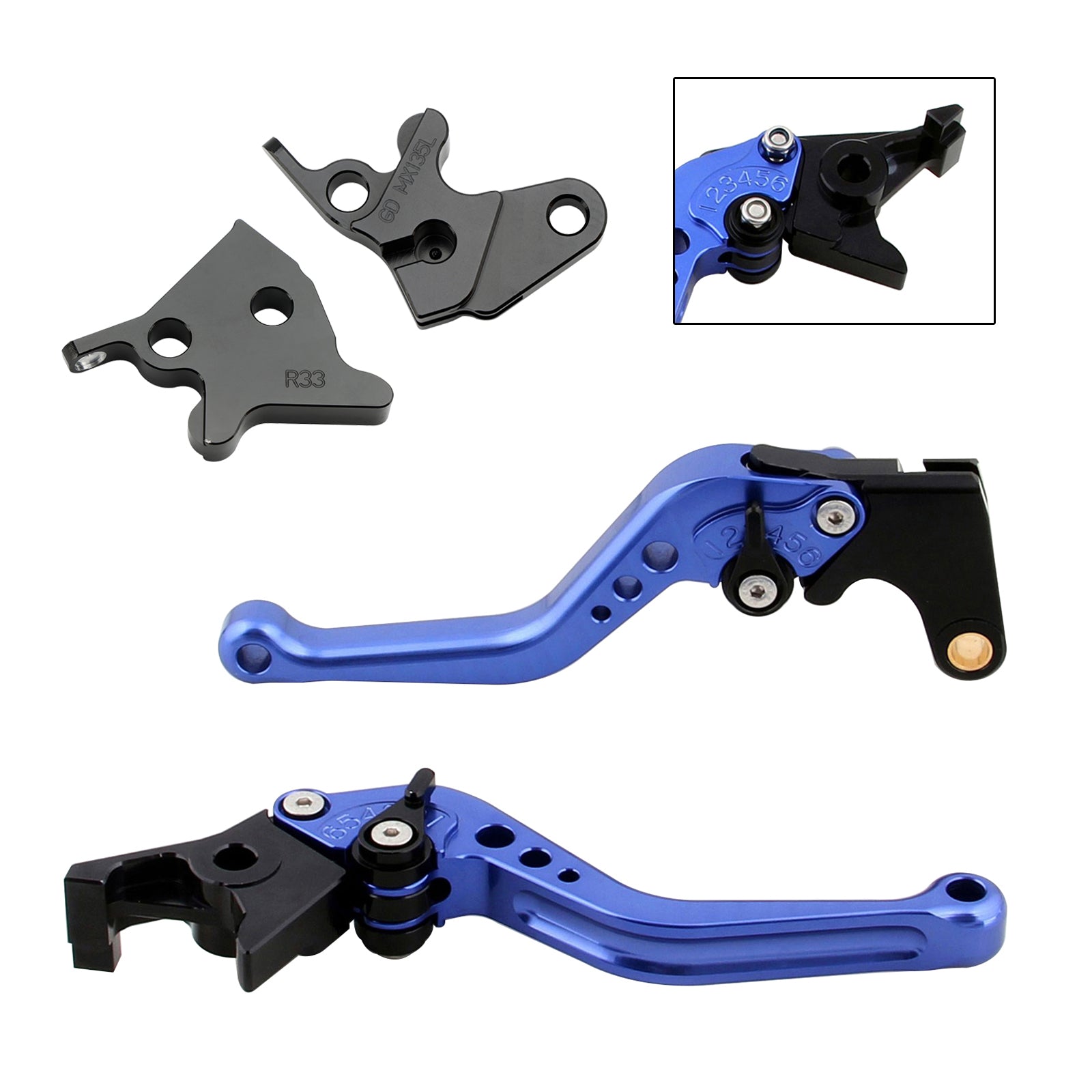 Yamaha YBR125 2005-2014 Nouveau levier de frein à embrayage court