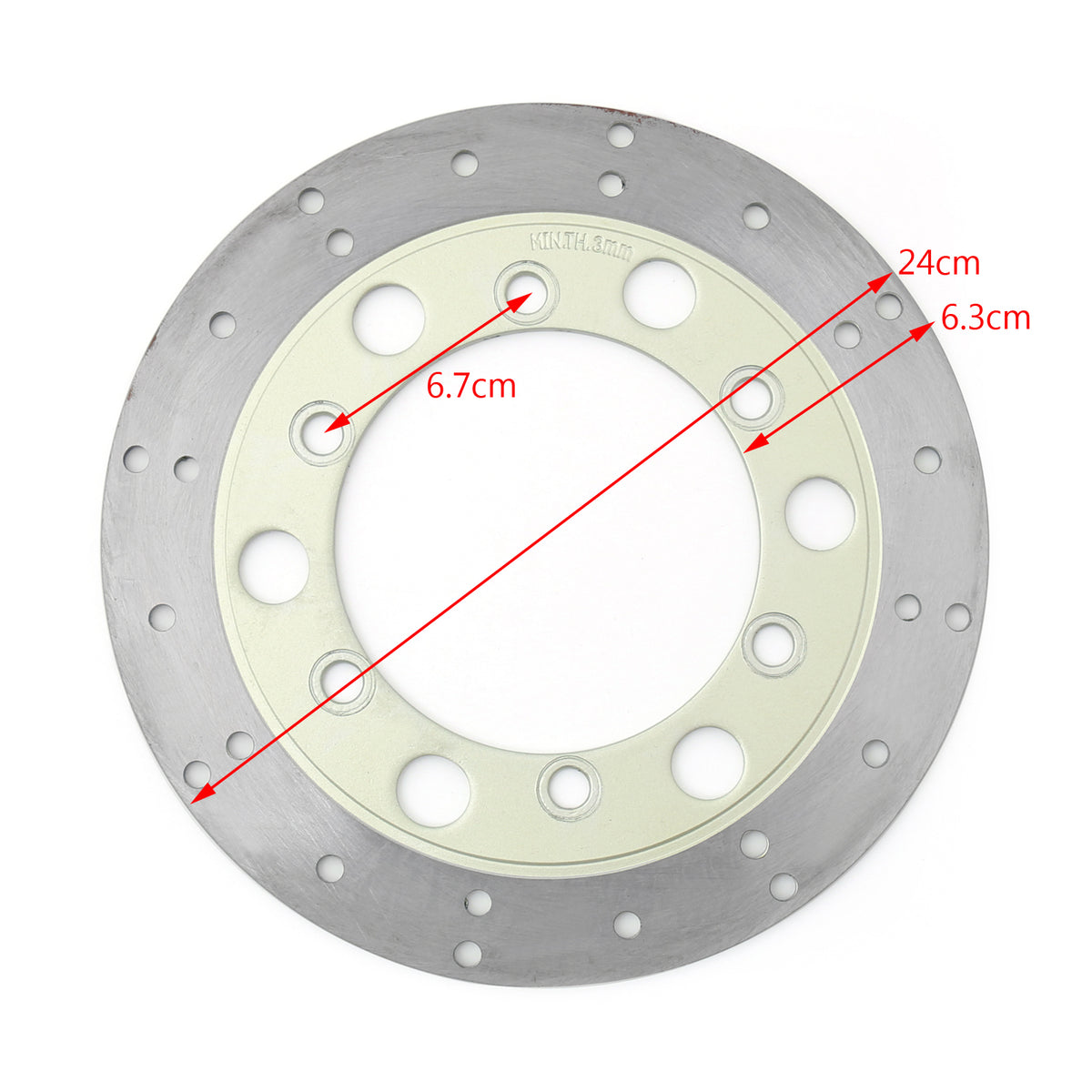 1985-2015 Honda CA125 Rebel CMX250C Shadow VT125C Rear Brake Rotor Disc