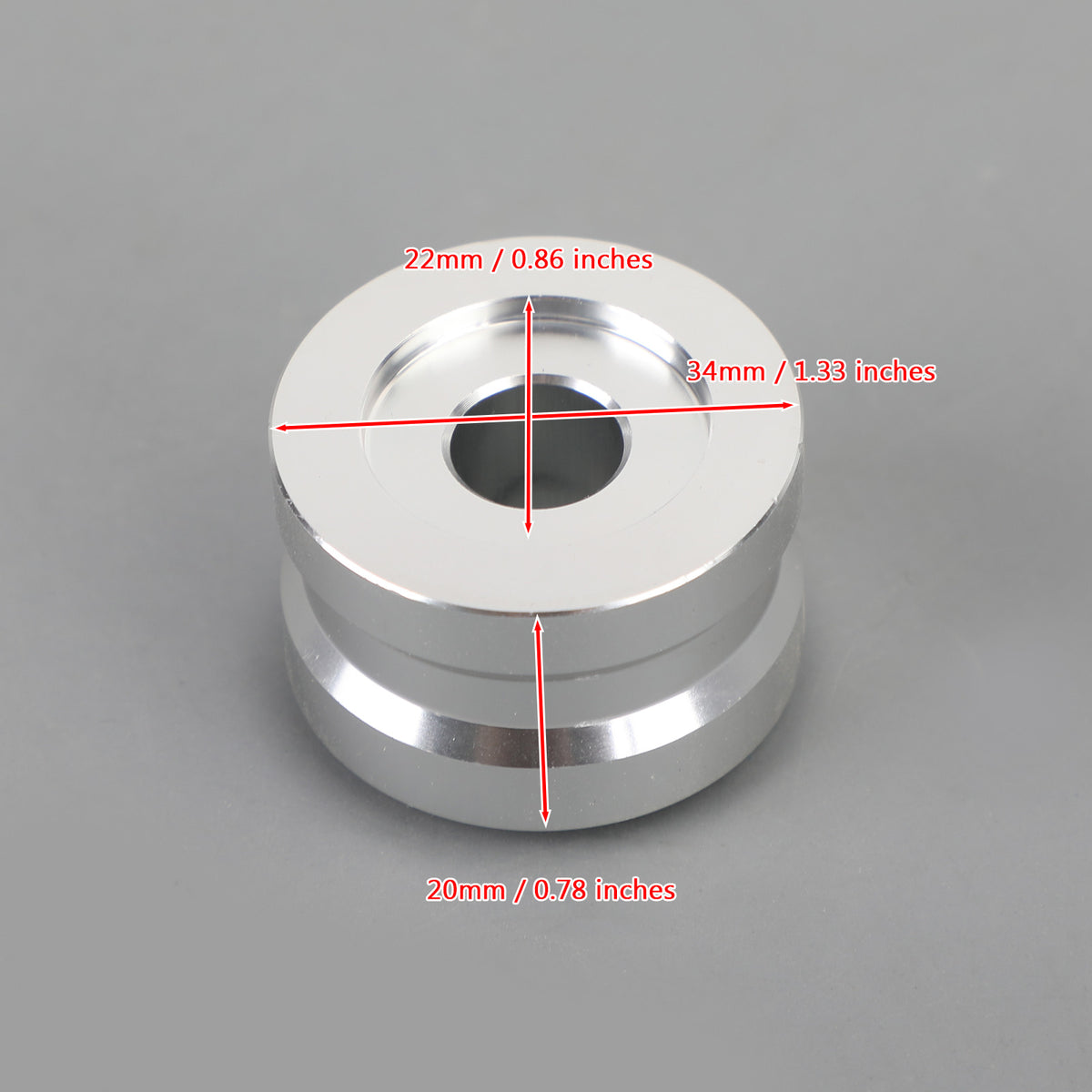 19-20 Suzuki V-Strom DL 1050/XT HANDLEBAR Bar Risers 20mm Rise Silver