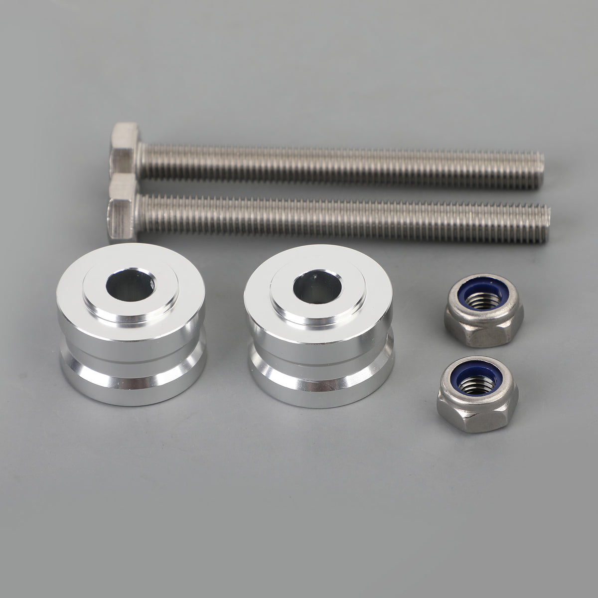 19-20 Suzuki V-Strom DL 1050/XT HANDLEBAR Bar Risers 20mm Rise Silver