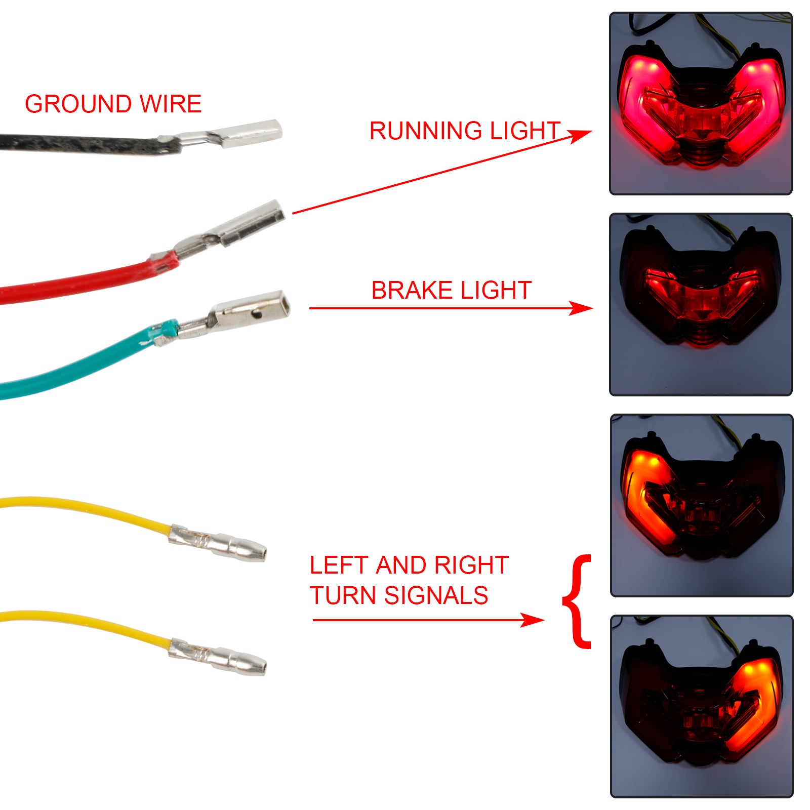 Tail Light Integrated Turn Signals For DUCATI Multistrada V4S V4 110 21-23