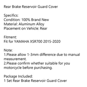 Copertura della protezione del serbatoio del freno posteriore del motociclo adatta per YAMAHA XSR 700 2015-2020