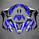 Amotopart 2017-2018 Yamaha T-Max TMAX530 Fairing Blue&White Accents Kit