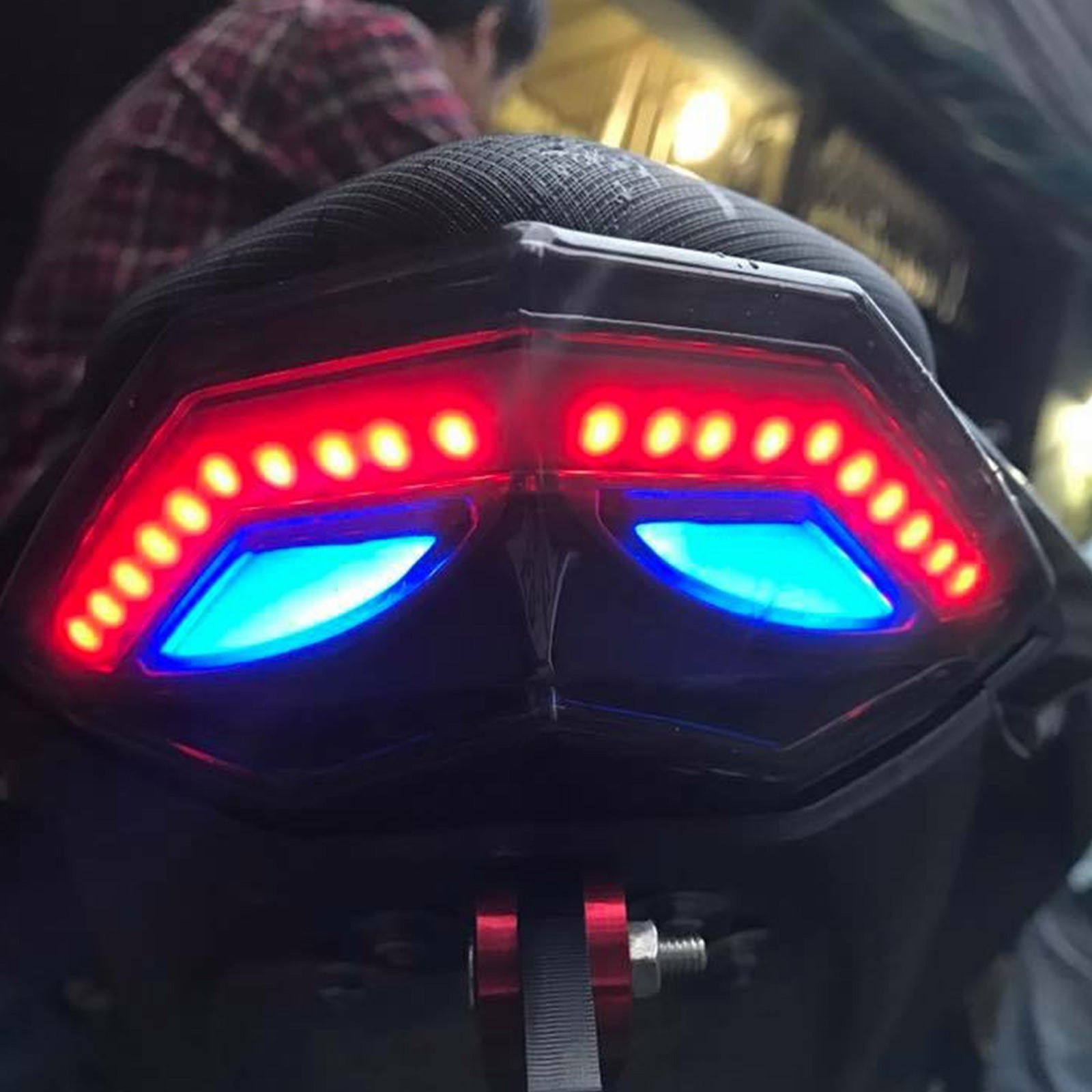 Blinker für Hinterradbremse, Rücklicht für KAWASAKI Ninja 250 300 2013–2017, Blau