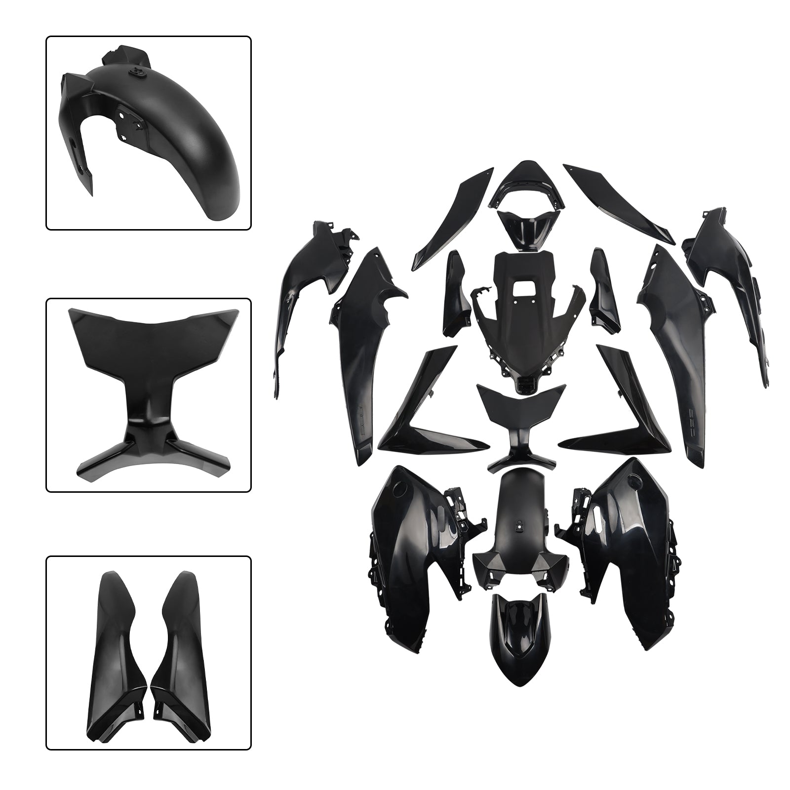 Amotopart 2025-2026 Yamaha TMAX560 Unpainted Fairing Kit