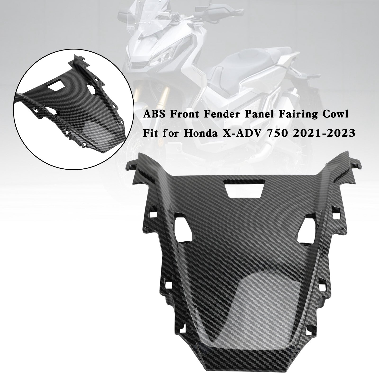 ABS Front Fender Panel Fairing Cowl for Honda X-ADV 750 XADV 2021-2023