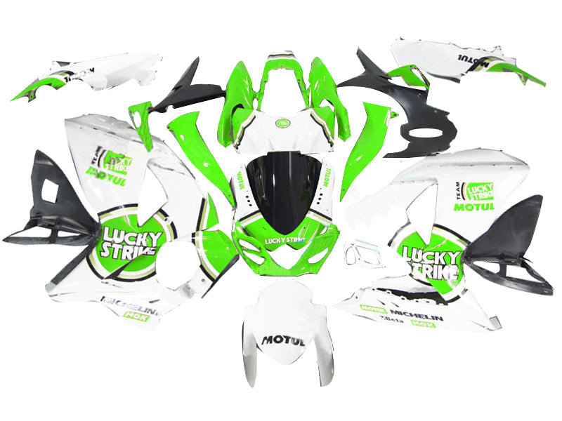 Amotopart 2009-2016 Suzuki GSXR1000 Green White Black Fairing Kit