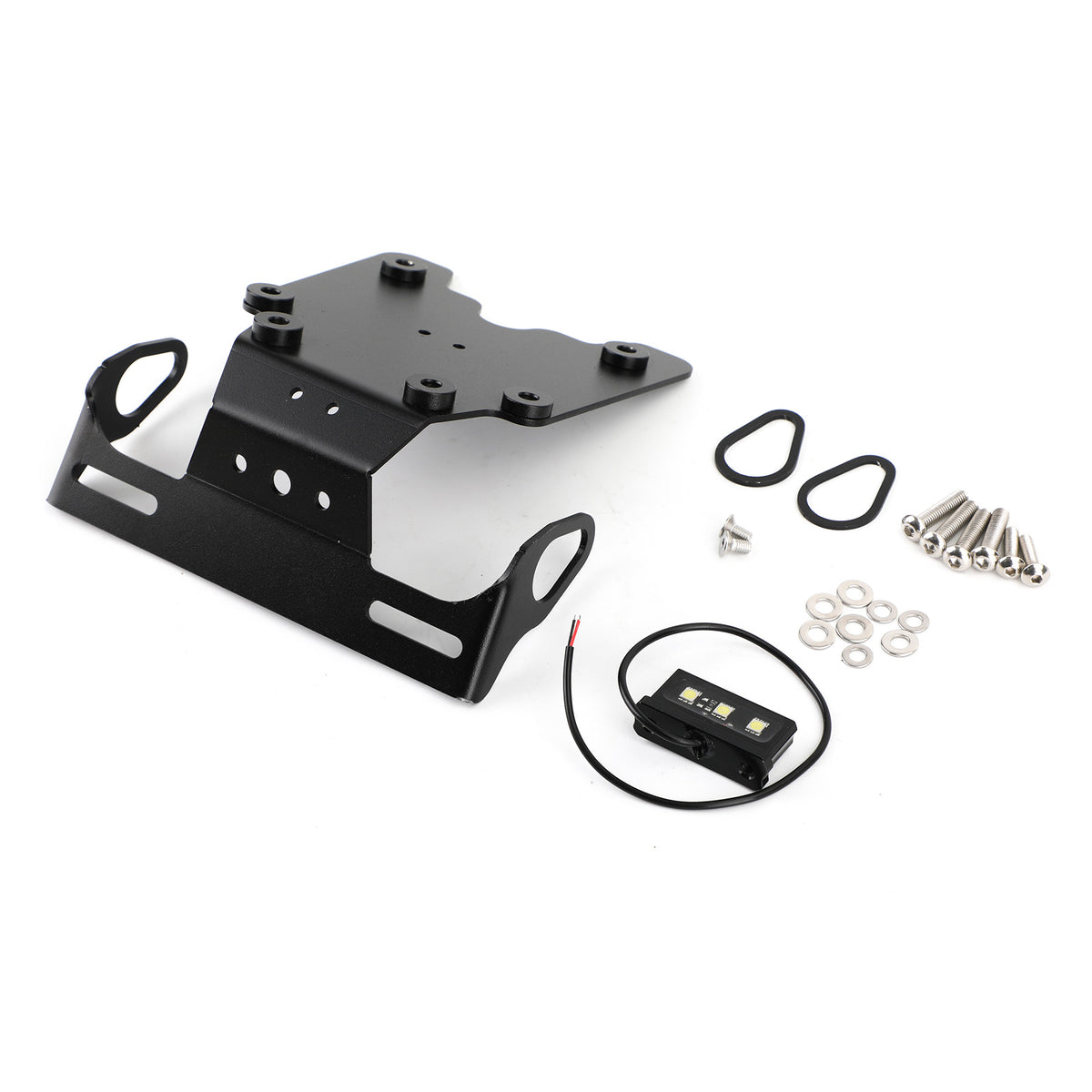 2019-2021 Yamaha Tenere 700 Suporte de placa de alumínio Suporte de quadro