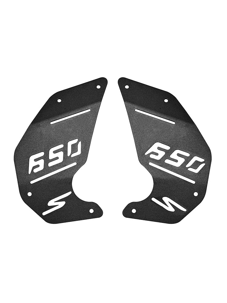 Panneau latéral de plaque de couverture de moteur noir pour Kawasaki Vulcan S En650 Vn650 15-22 Cafe