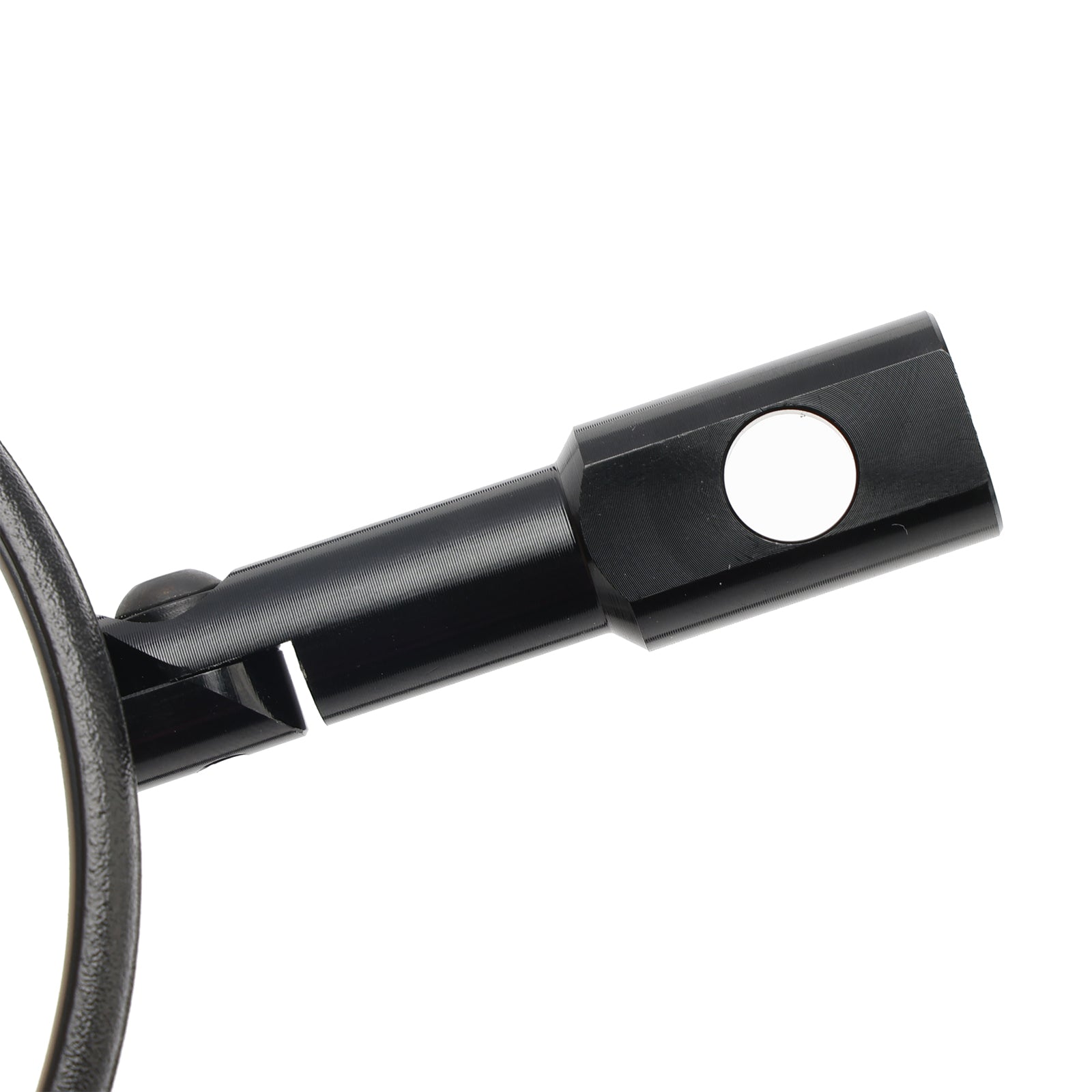 Handlebar end mirror SUPERBIKE mirrors - Black - Round For Supermoto Enduro