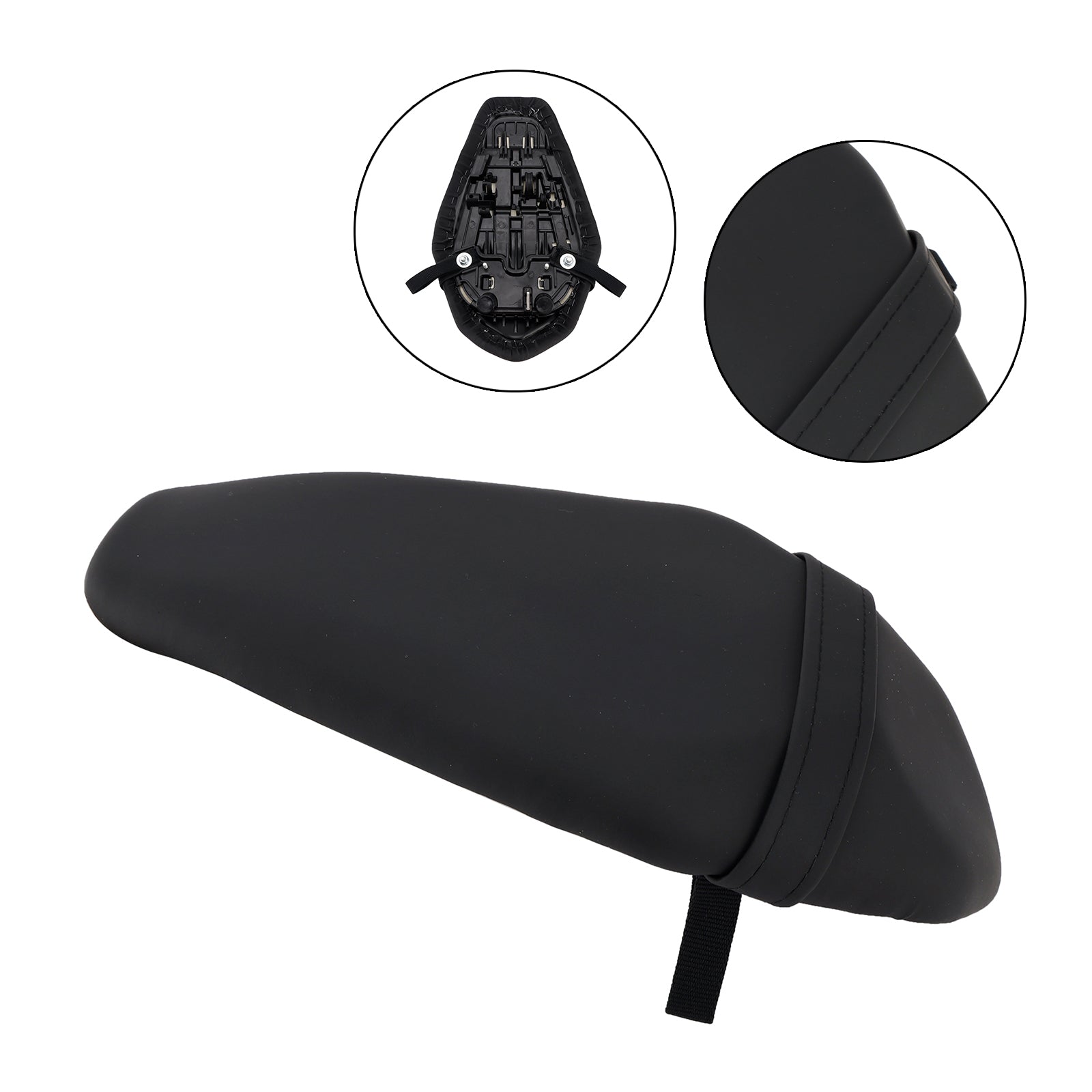 2019-2025 Kawasaki Ninja Zx-6R Rear Seat Passenger Cushion Flat Blackc