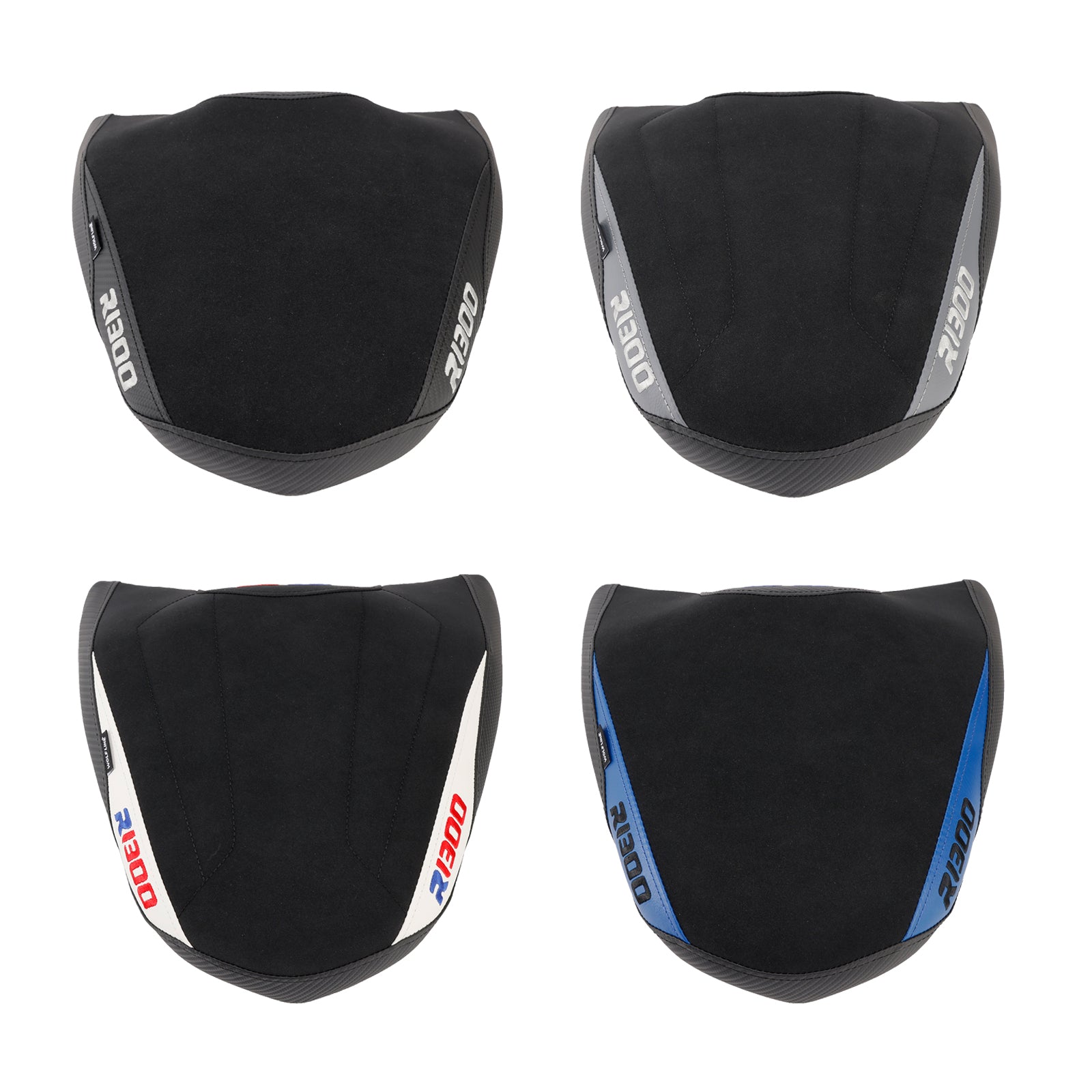 Bmw R1300Gs R 1300 Gs 24-25 White Rear Passenger Seat Pillion Saddle Flat Blue