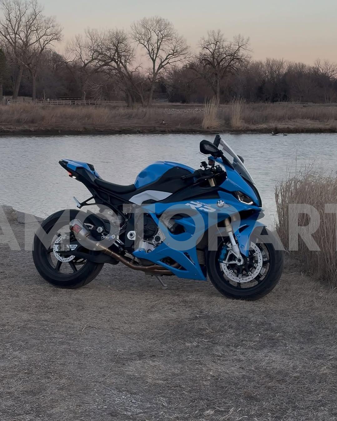 AMOTOPART 2023-2024 S1000RR BMW Glossy Blue Fairing Kit