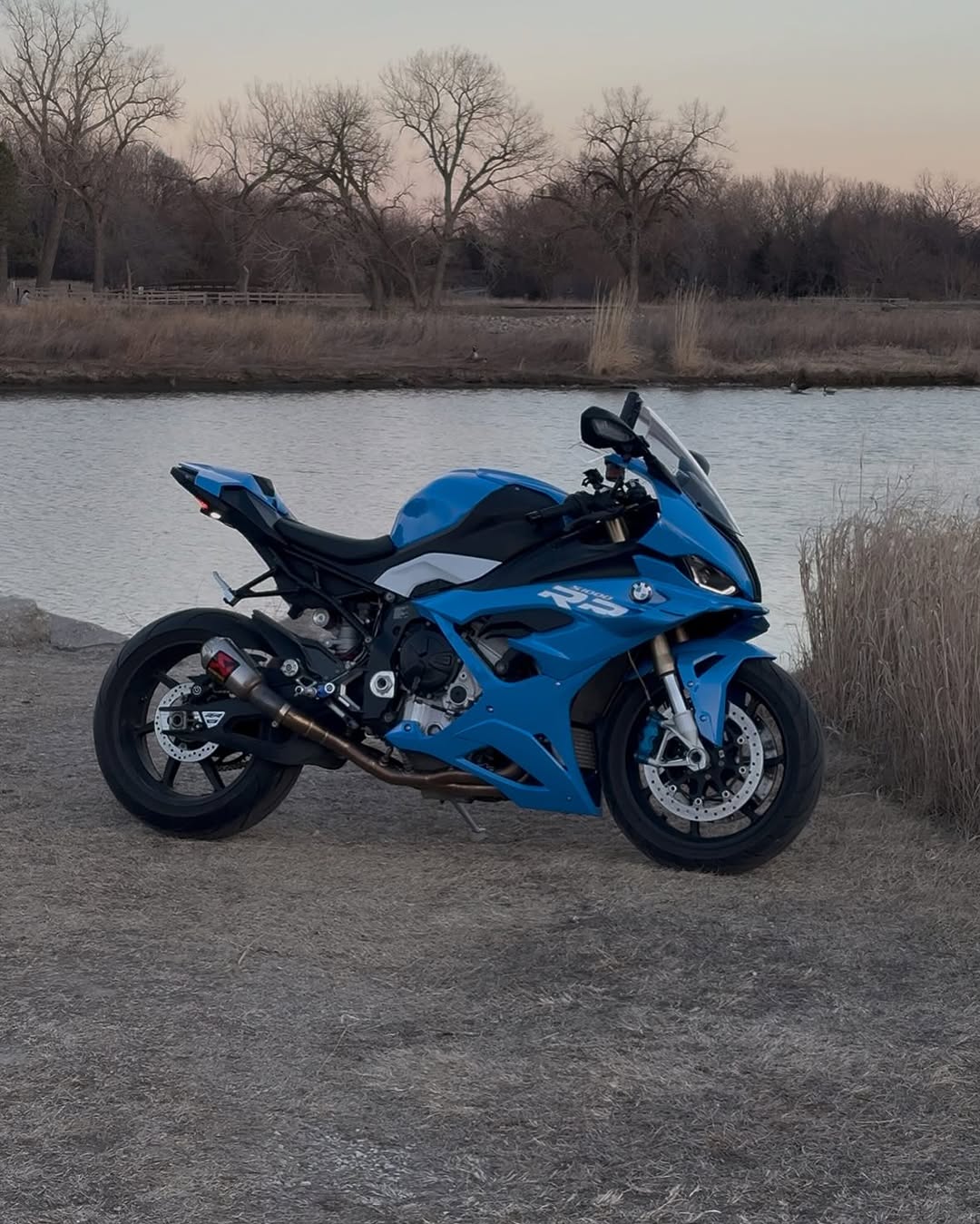 Amotopart 2023-2024 S1000RR BMW Glanzende blauwe kuipkit