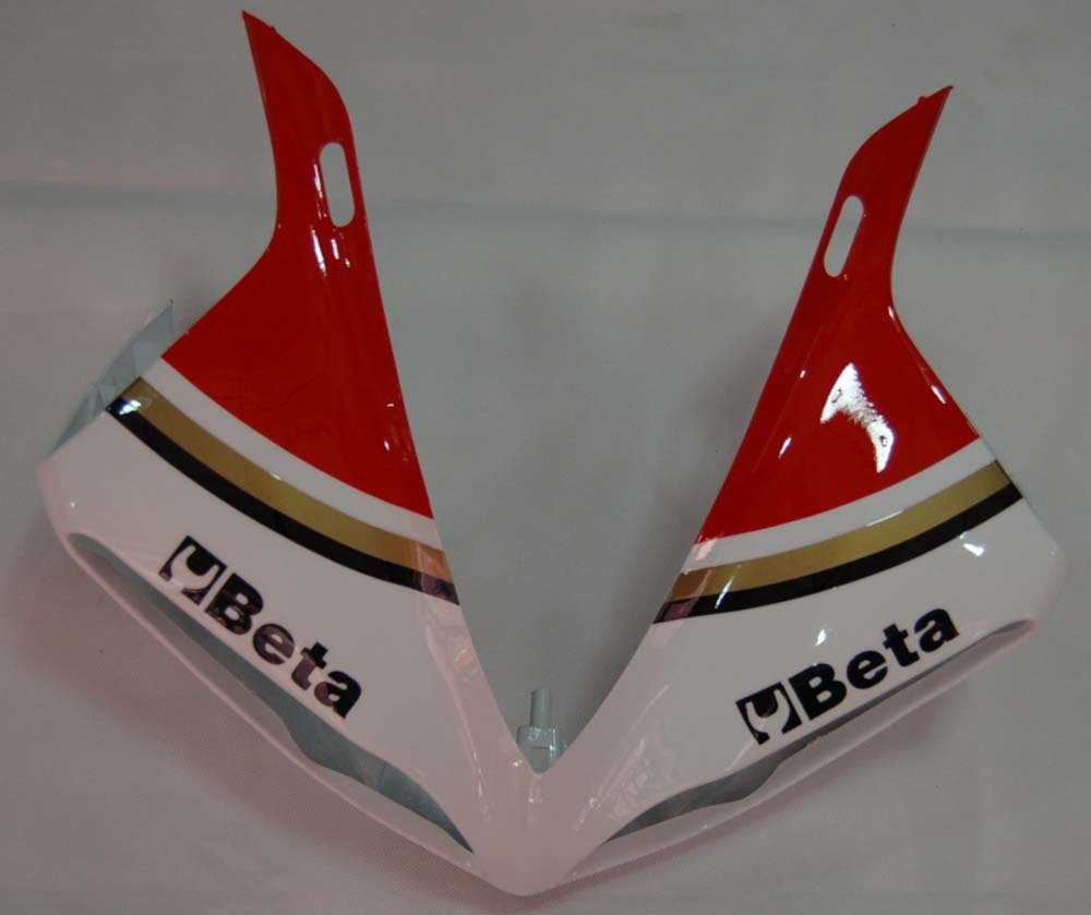 Amotopart 2009-2011 Yamaha YZF 1000 R1 White&Red Lucky Strike Style4 Fairing Kit