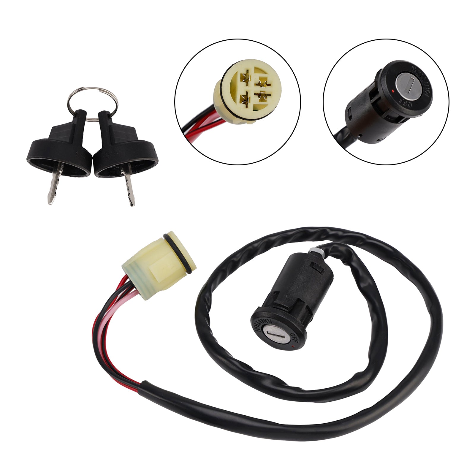 Honda Trx500 2005-2006 420 450 650 680 350 35100-Hp0-A00 Ignition Key Switch
