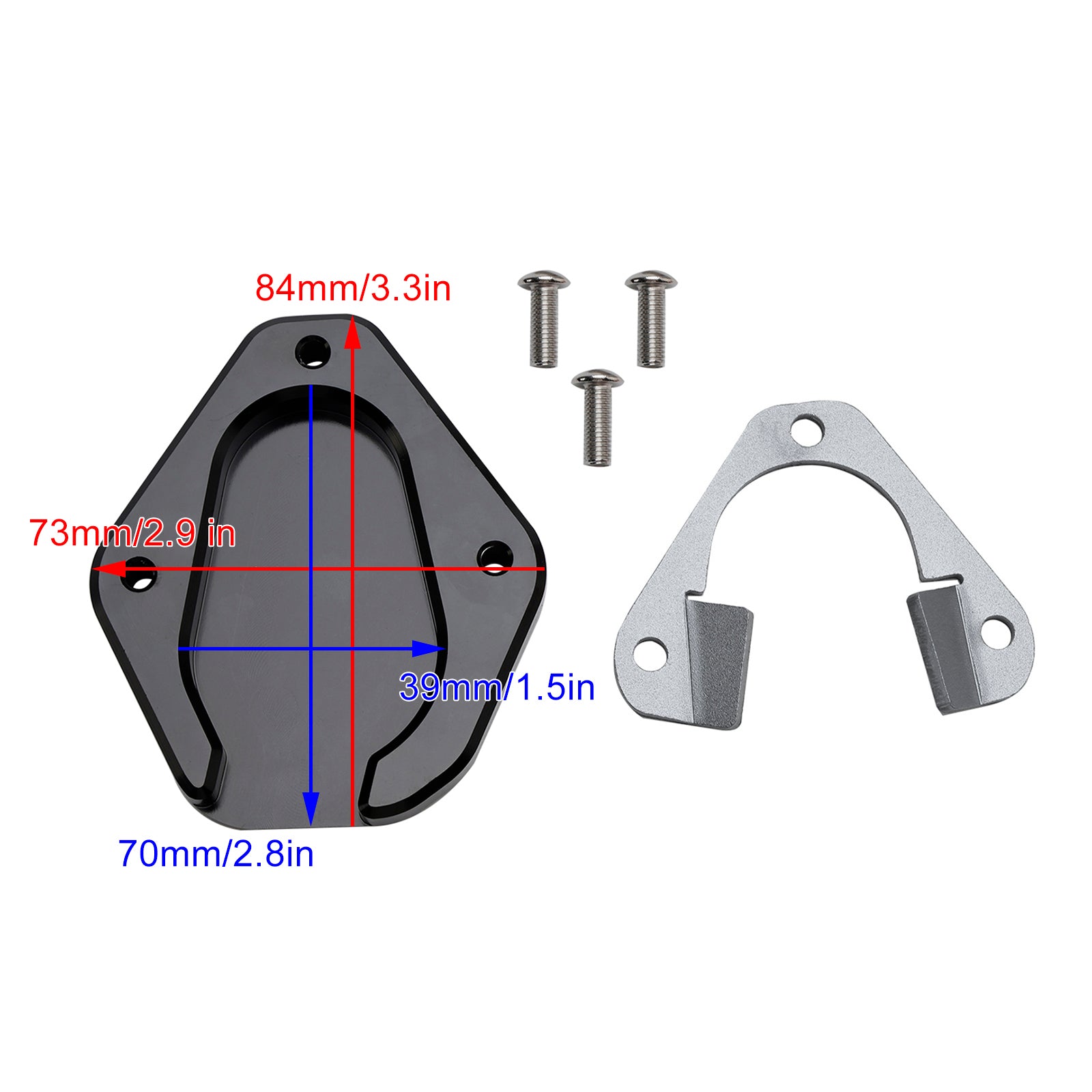 Tiger 850 Sport 2021+ Kickstand Enlarge Plate Pad