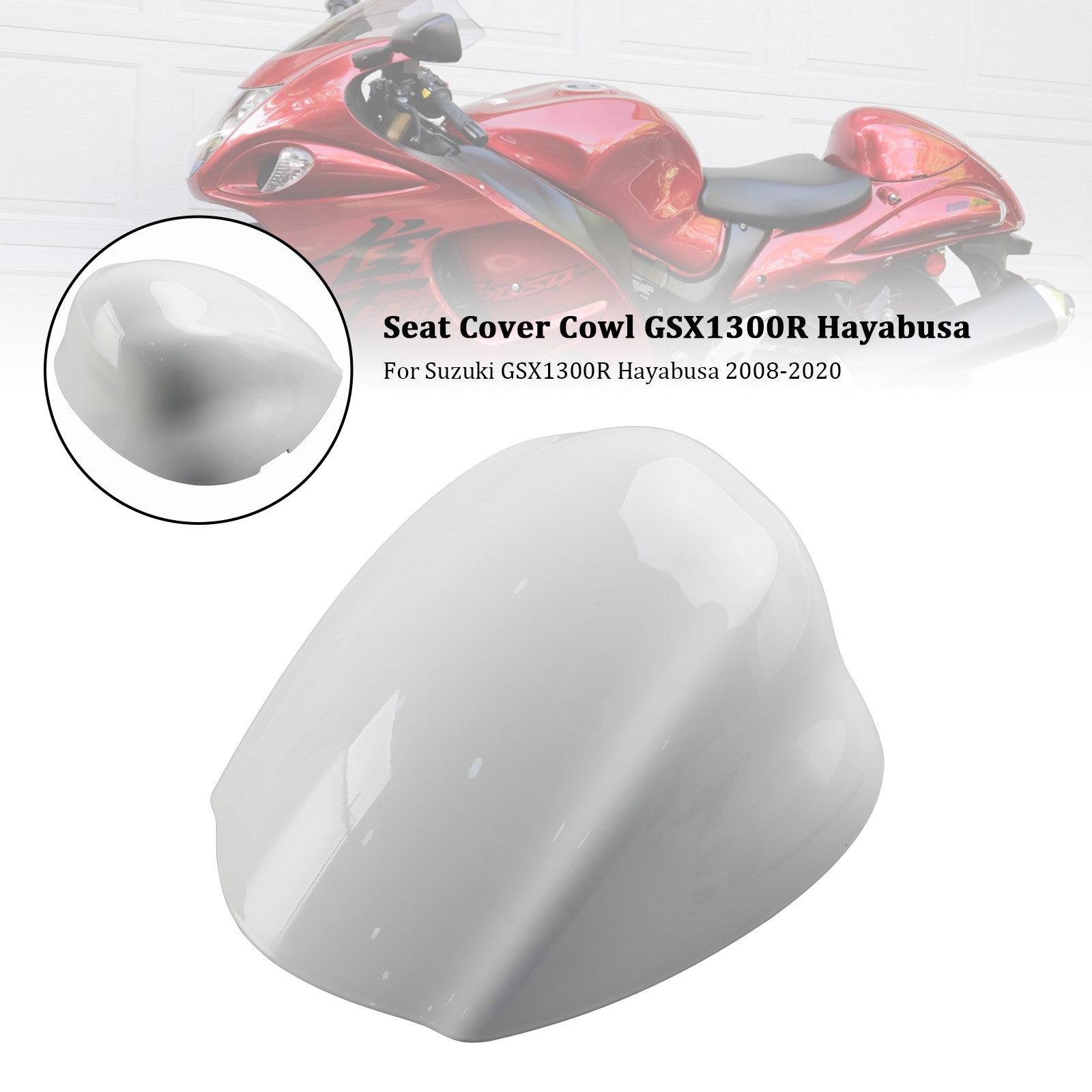 08-20 Suzuki GSX1300R GSX-R1300 Hayabusa Rear Seat Fairing Cover