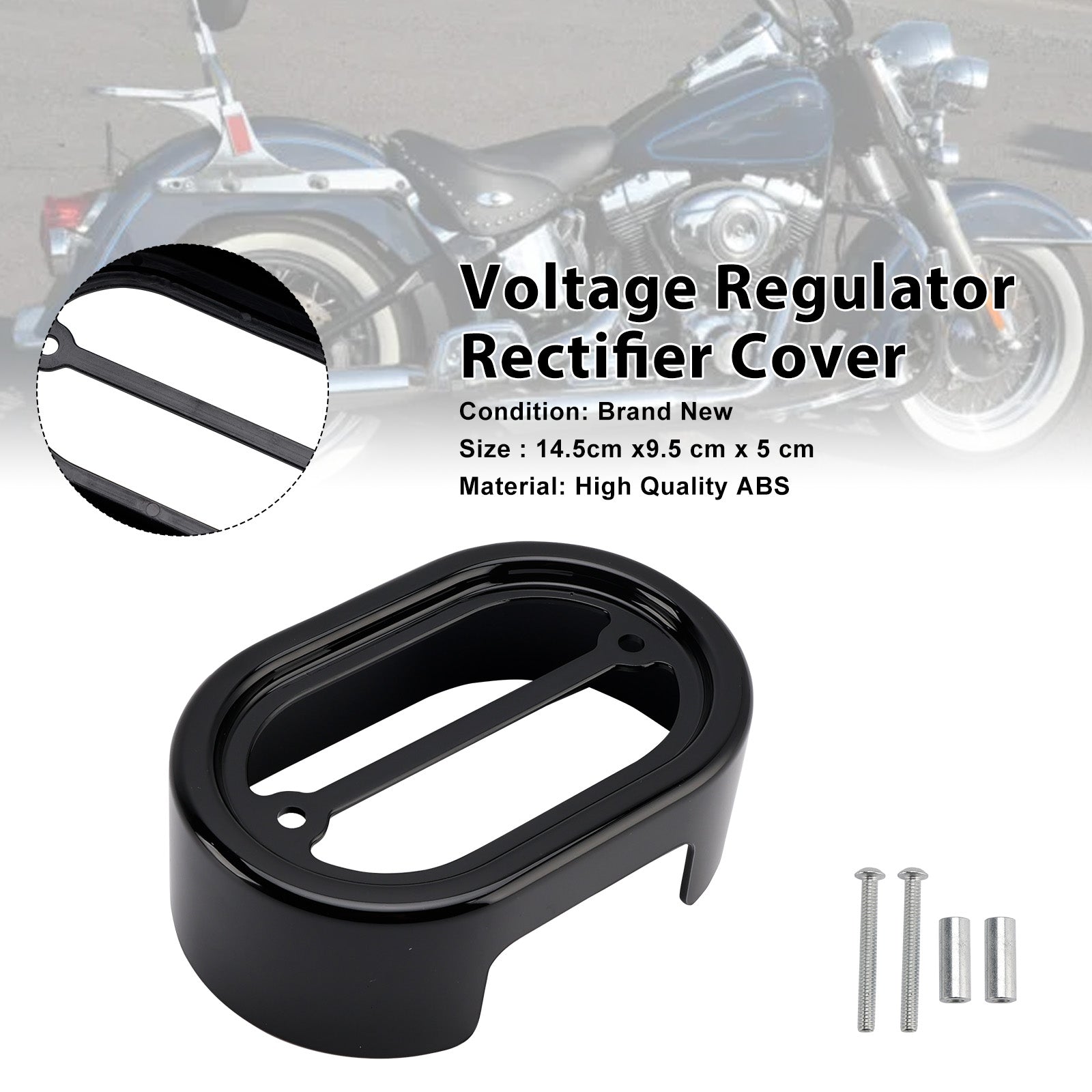 2001-2017 Softail Breakout Voltage Regulator Rectifier Cover