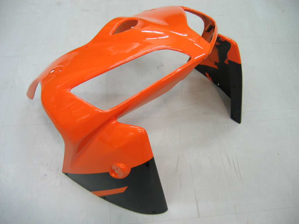 Amotopart 2005–2006 Honda CBR600RR Verkleidungsset in Schwarz und Orange