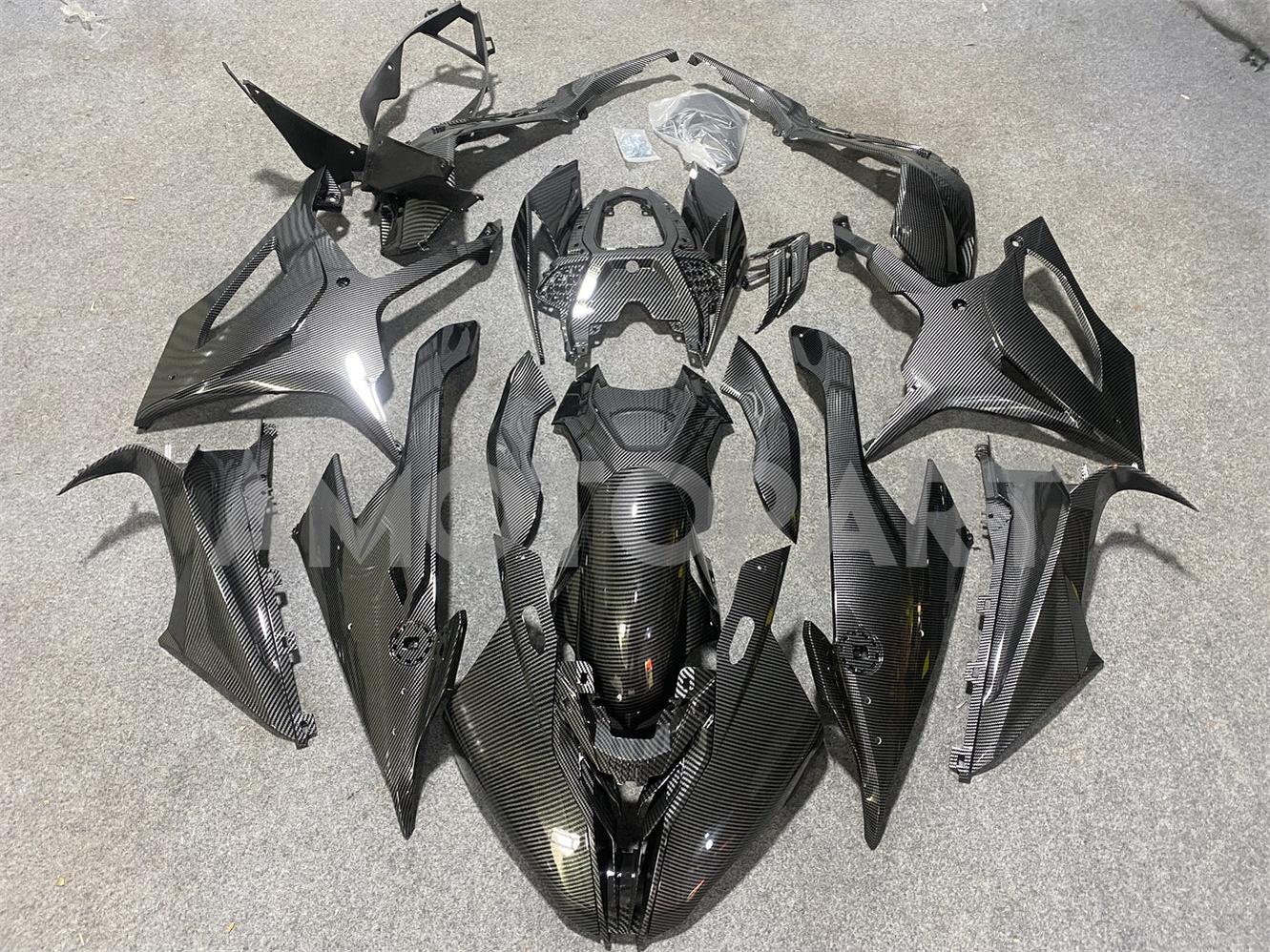 Amotopart BMW S1000RR M1000RR 2019-2022 Carbon Fiber Look Fairing Kit