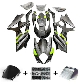 Amotopart 2007-2008 Suzuki GSXR1000 K7 Grey&Yellow Style2 Fairing Kit