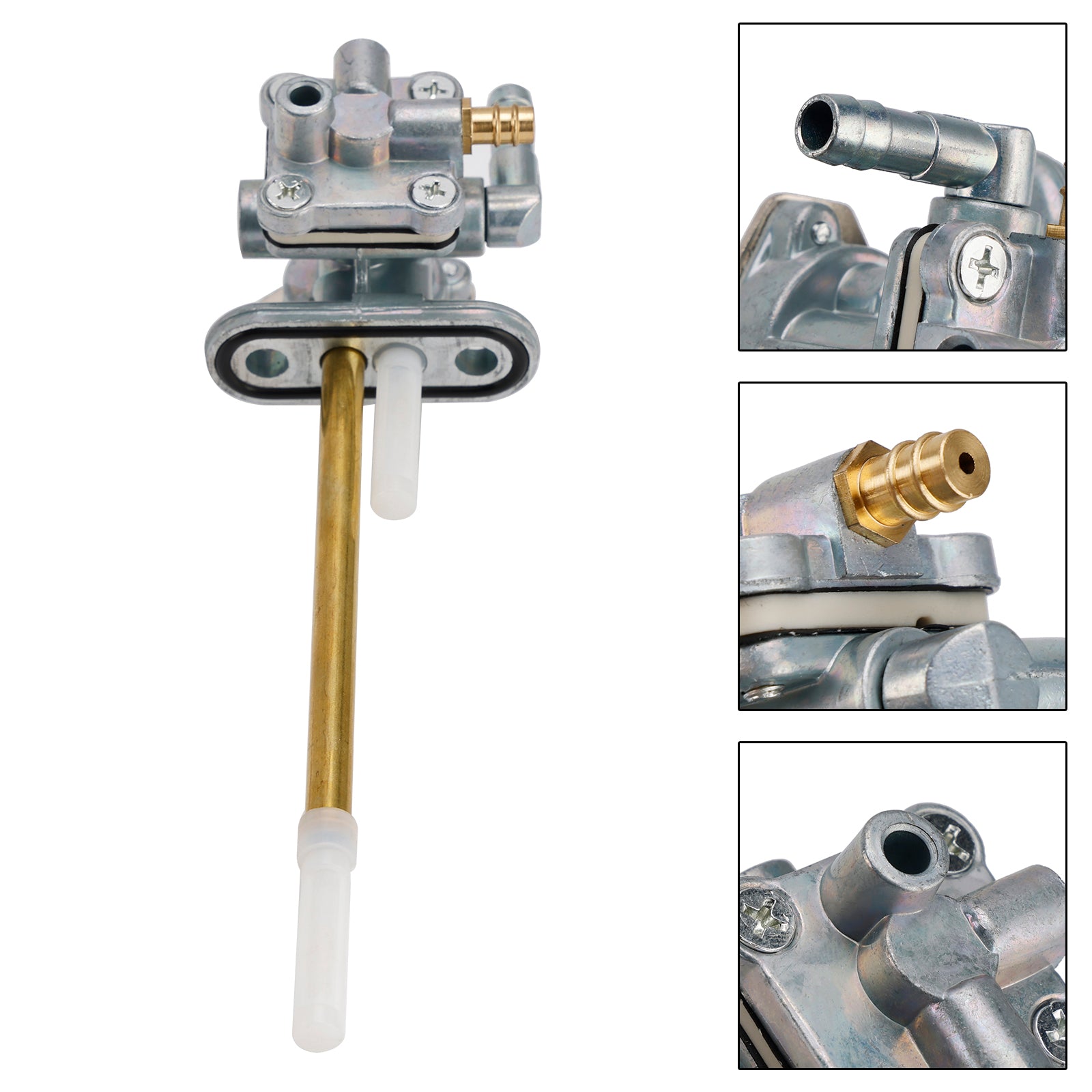 1987-1990 Kawasaki KL500 1987-2007 KL650 Gas Tank Fuel Cock Valve Petcock