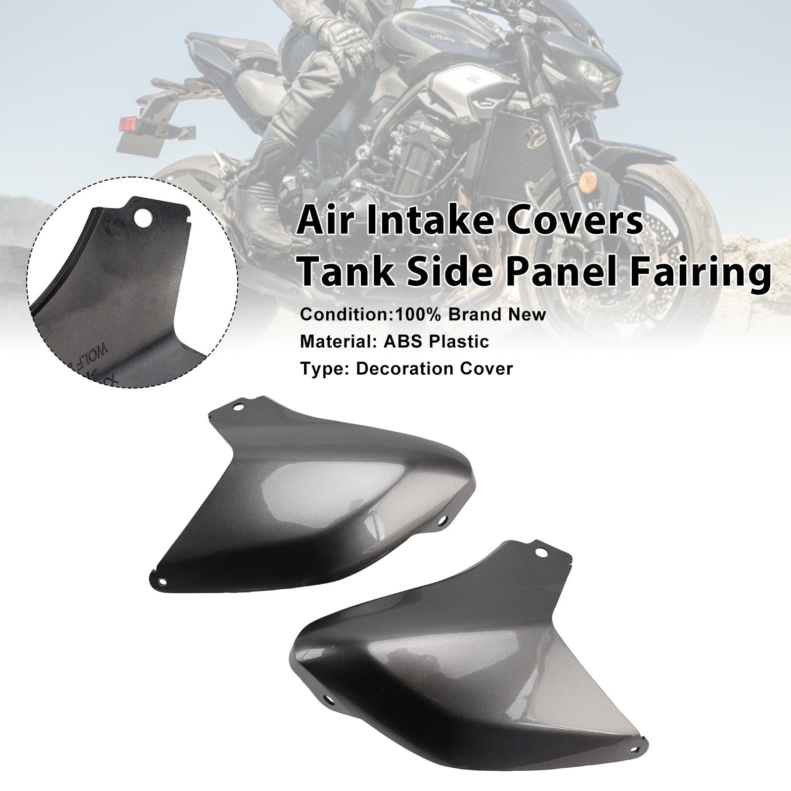 2025-2026 Kawasaki Z900 Air Intake Covers Tank Side Panel Fairing