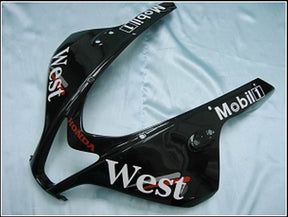 Amotopart 2007–2008 Honda CBR600RR Verkleidungsset in Weiß und Schwarz