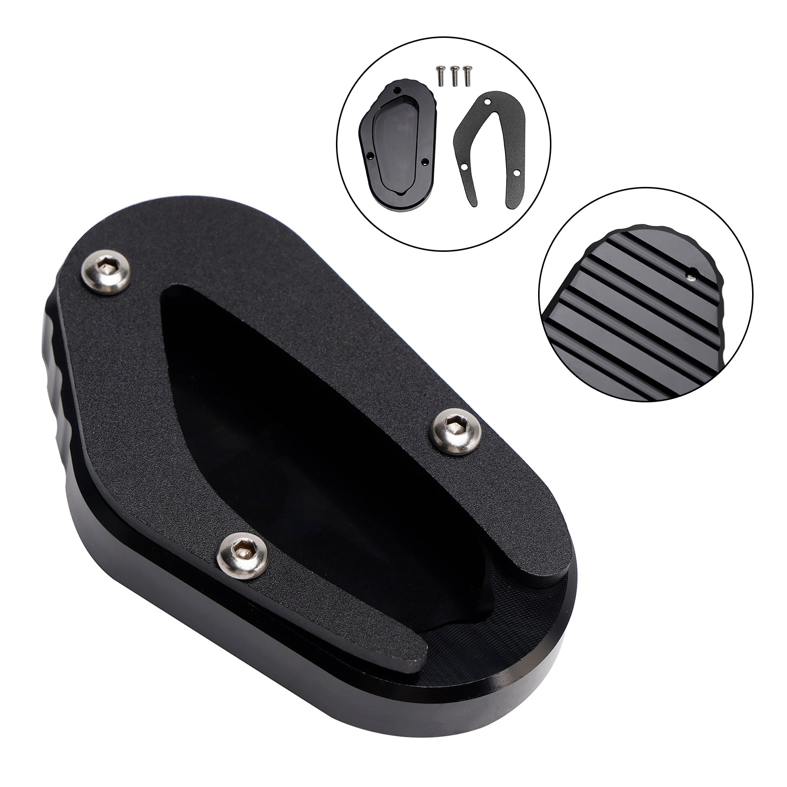 18-23 Bonneville T100 Street Scrambler 900 Kickstand Enlarge Plate Pad