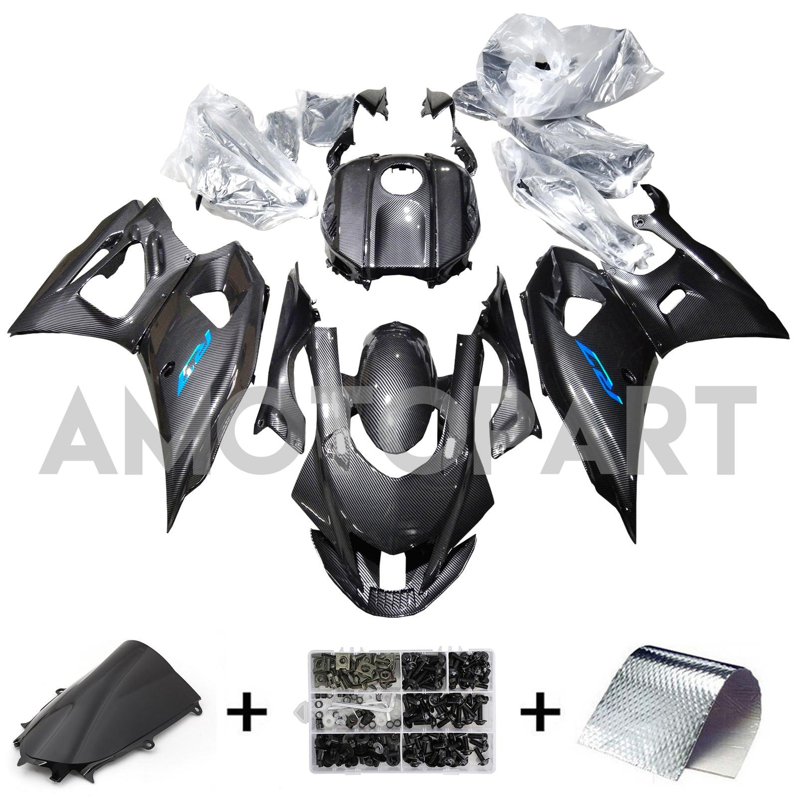 Amotopart 2021-2025 Yamaha YZF-R7 Black Fairing Kit