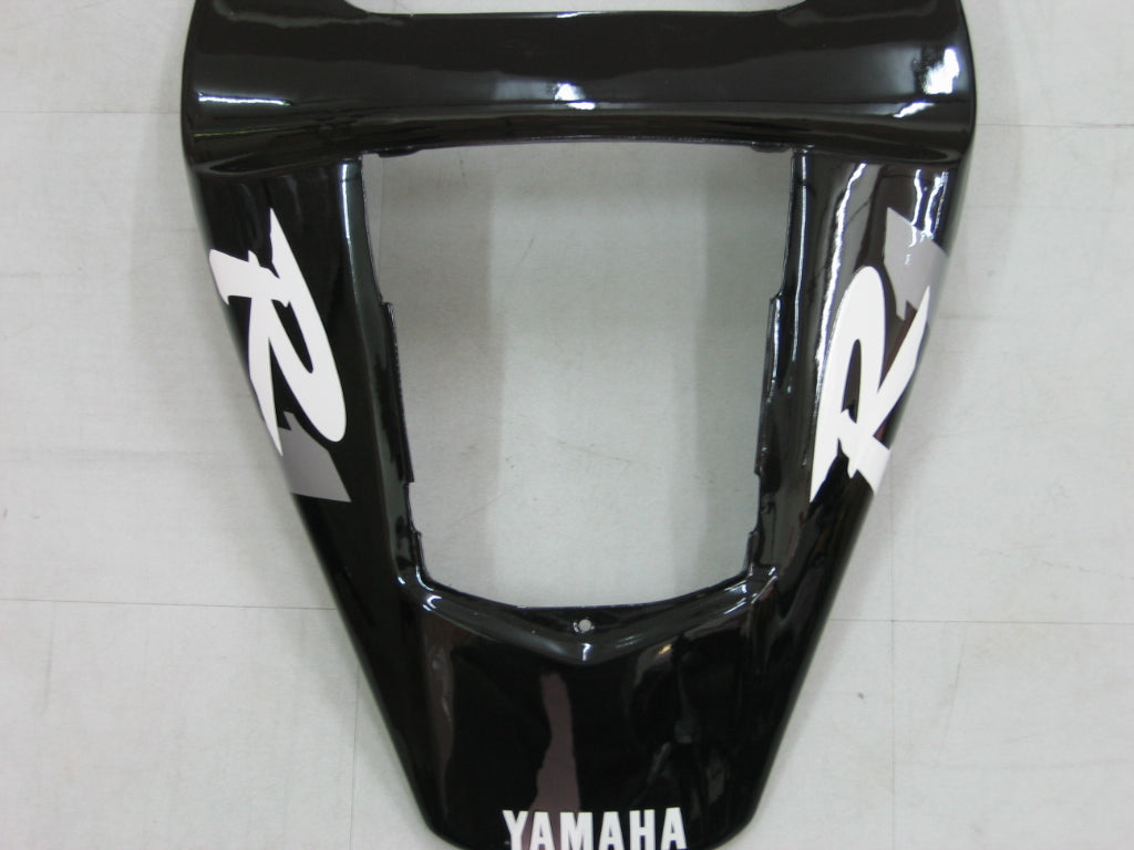 Amotopart 2000-2001 Yamaha YZF 1000 R1 Gloss Black with Logo Fairing Kit