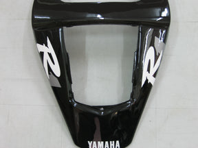 Amotopart 2000-2001 Yamaha YZF 1000 R1 Nero lucido con kit carenatura logo
