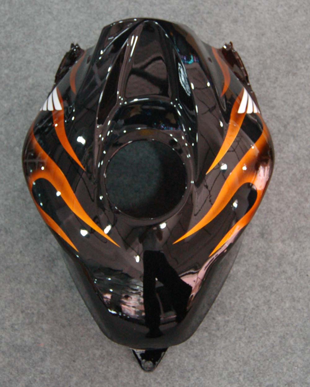 Amotopart 2007–2008 Honda CBR600RR Orange &amp; Schwarz Verkleidungsset